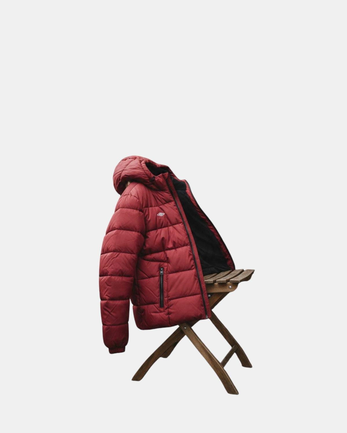Umbro Piumino Bomber Uomo con Cappuccio e Interno in Pile