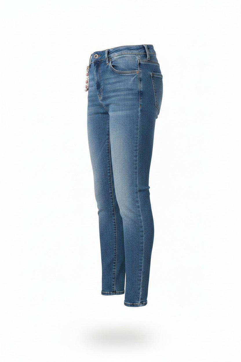 Seventwoseven jeans donna mod. MIA - S2S010/WL Skynny Made in Italy