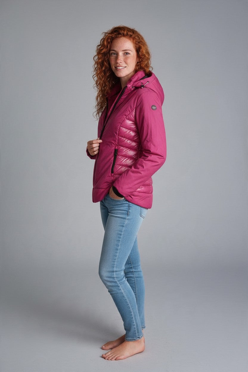 Il Granchio Giubbotto Donna Marcella Softshell con Cappuccio Staccabile