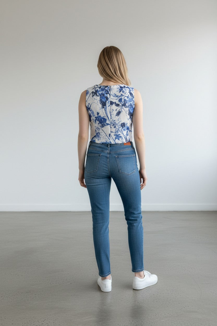Eris top Crop donna full paillettes made in italy