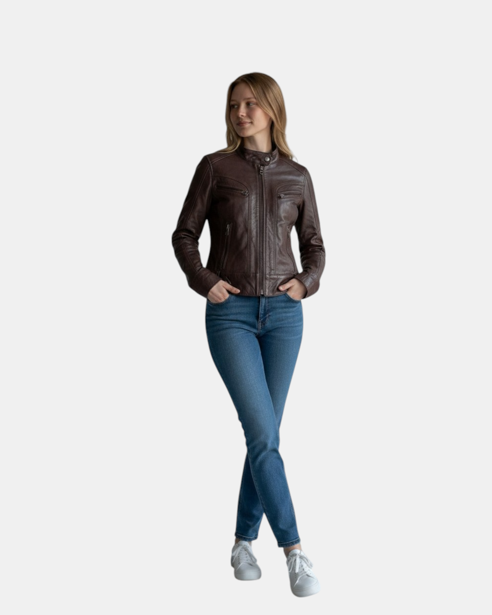 Poggi Pelletteria Giacca Donna in Vera Pelle mod. Marina