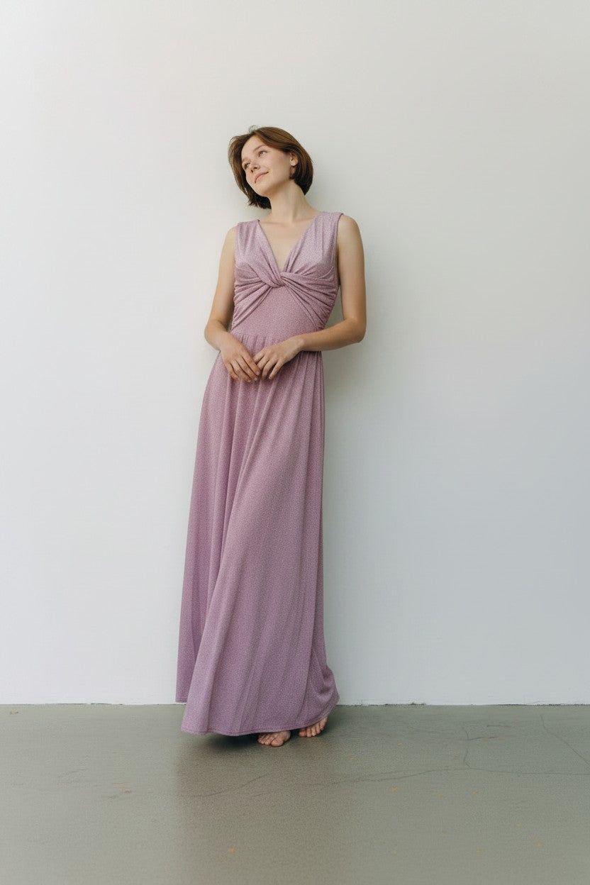 Pinko abito donna arente - lurex viola W10