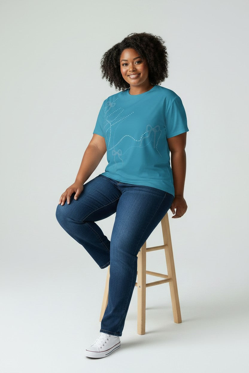 Lara Riva T-Shirt donna comfort fit 100% Cotone art. 1122 C