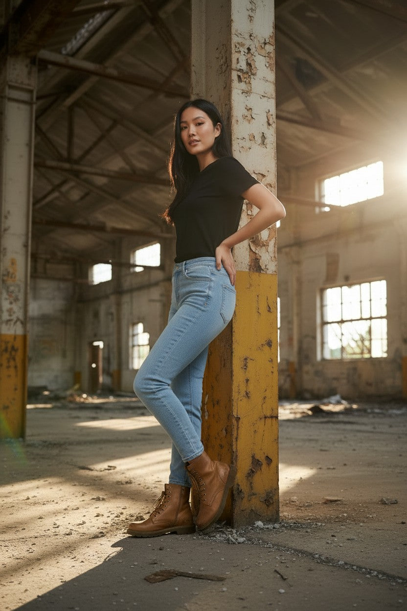 Seventwoseven Jeans donna modello MIA - S2S010/WP Skinny  Made in Italy