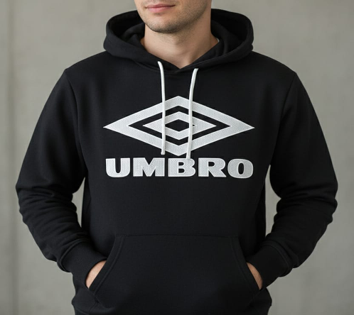 Umbro Felpa Uomo con Cappuccio Modello Hoodie