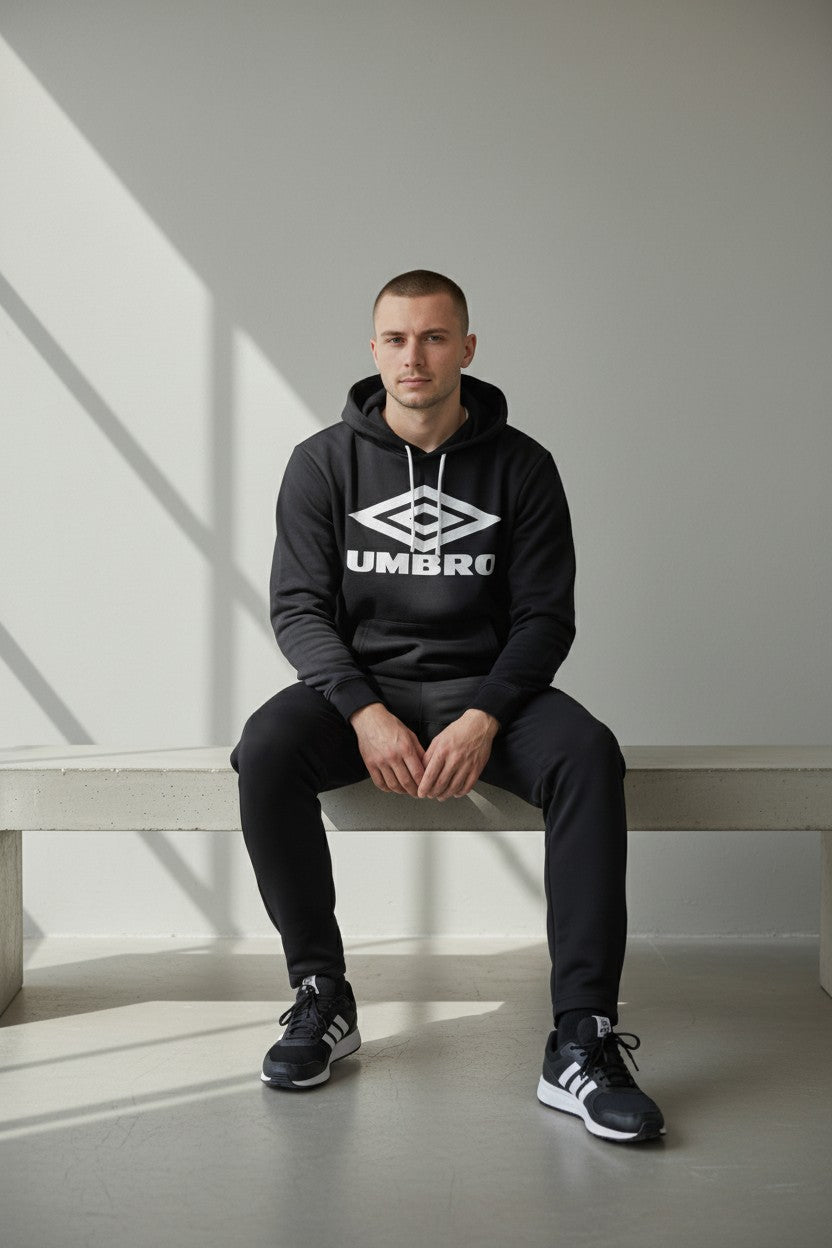 Umbro Felpa Uomo con Cappuccio Modello Hoodie