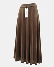 Calvin Klein gonna midi lurex bronzo