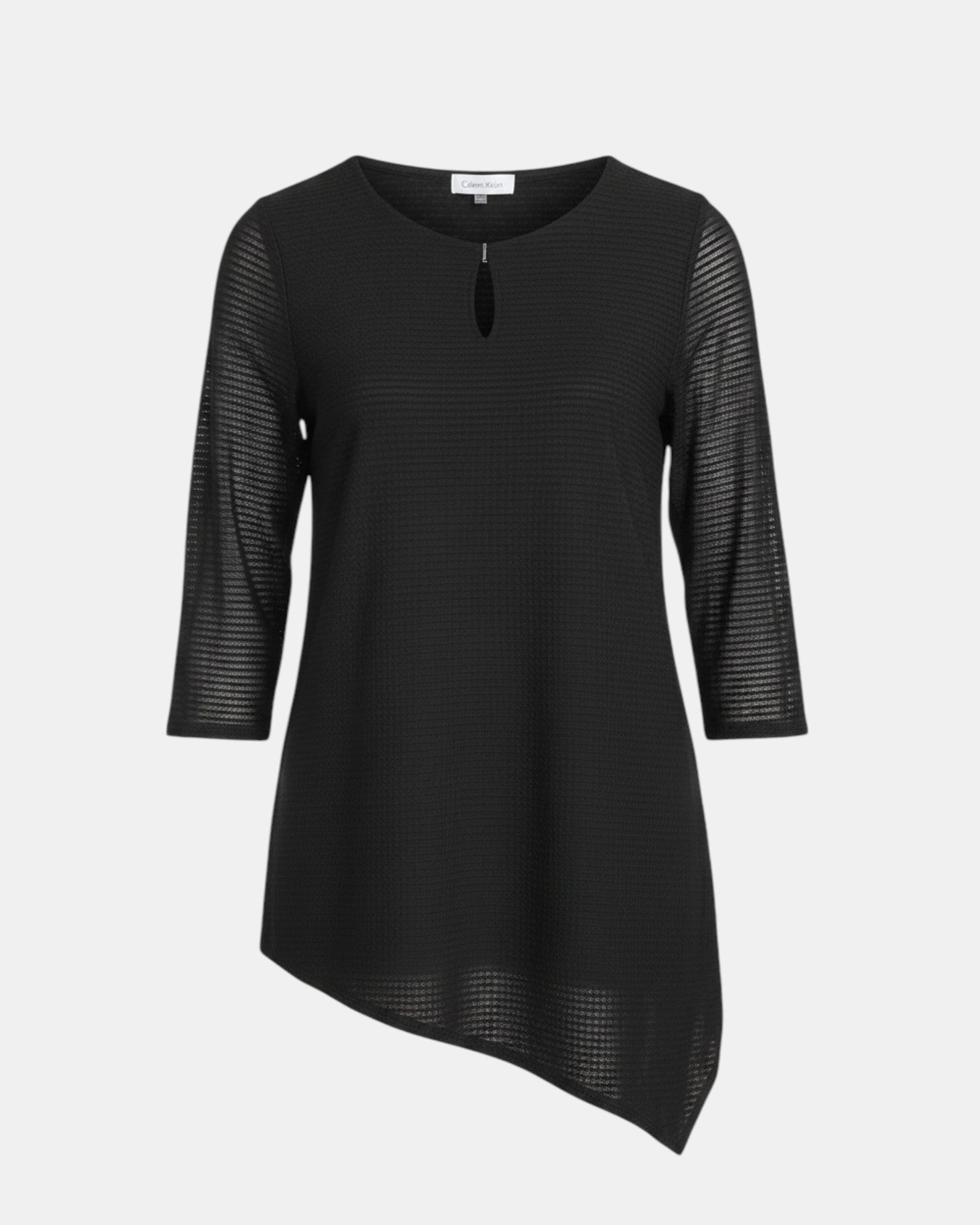 Calvin Klein blusa donna asimmetrica con texture