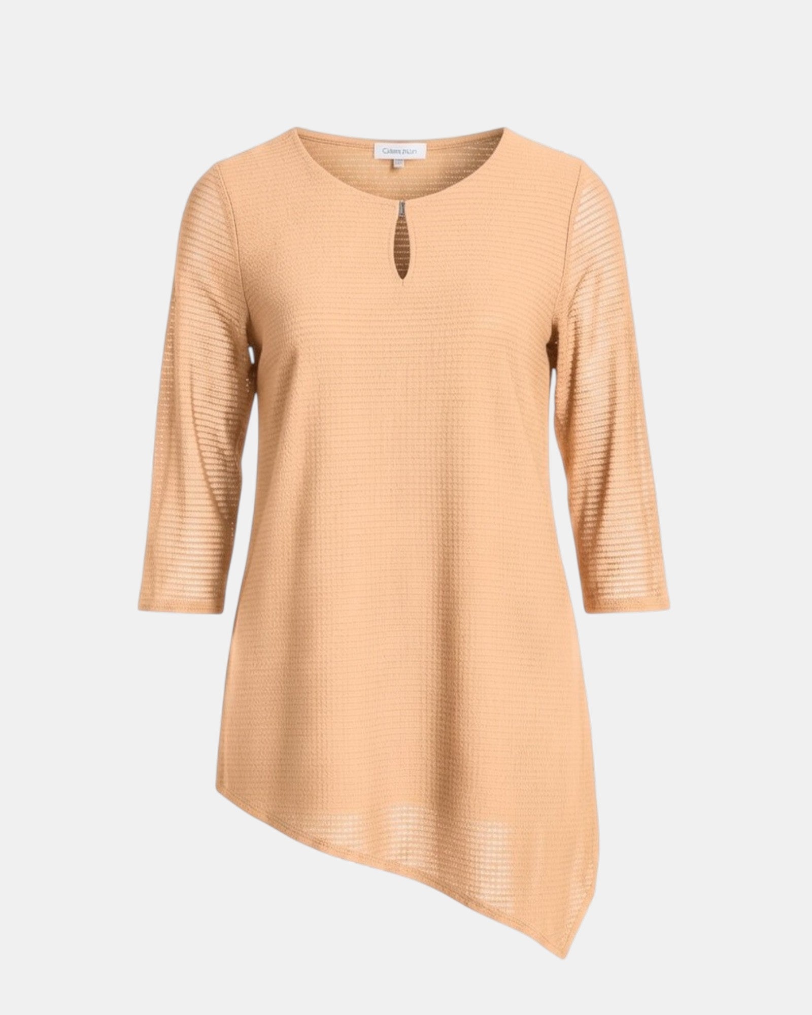 Calvin Klein blusa donna asimmetrica con texture