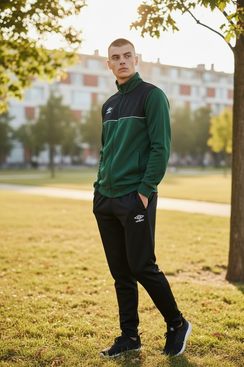 Umbro Tuta Uomo Sportiva completa Felpa e Pantalone