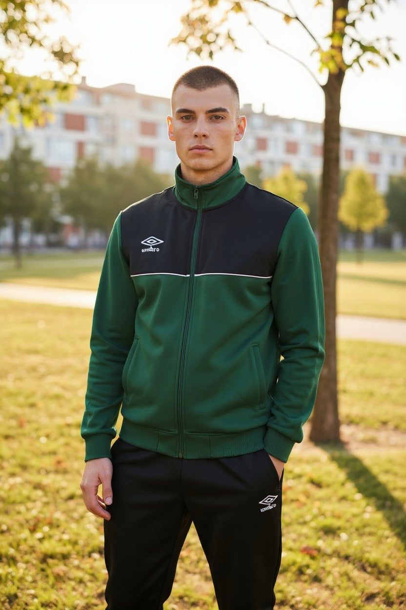 Umbro Tuta Uomo Sportiva completa Felpa e Pantalone