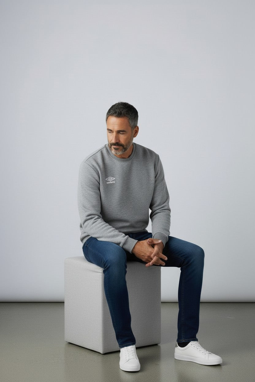 Umbro Felpa Uomo Girocollo Modello Crew Neck