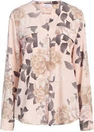 Calvin Klein camicia donna floreale stampa blush foral