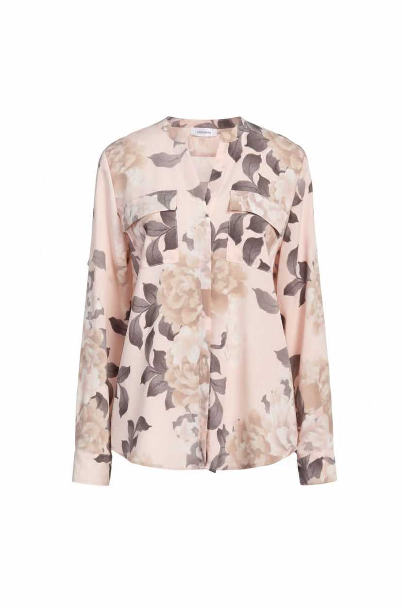 Calvin Klein camicia donna floreale stampa blush foral