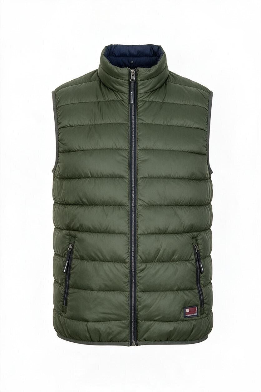 Cotton Belt Gilet Uomo Imbottito Smanicato Casual