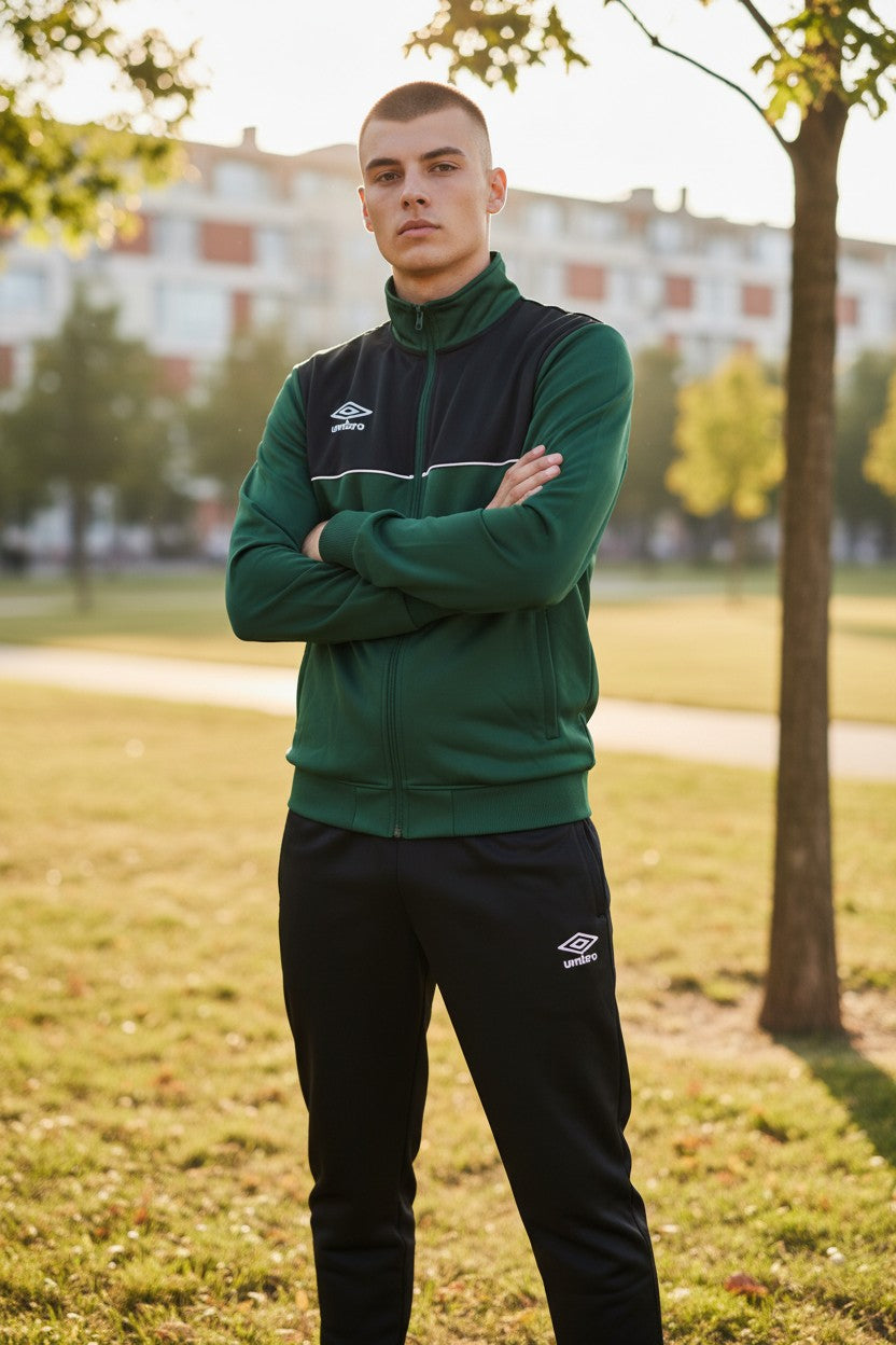 Umbro Tuta Uomo Sportiva completa Felpa e Pantalone
