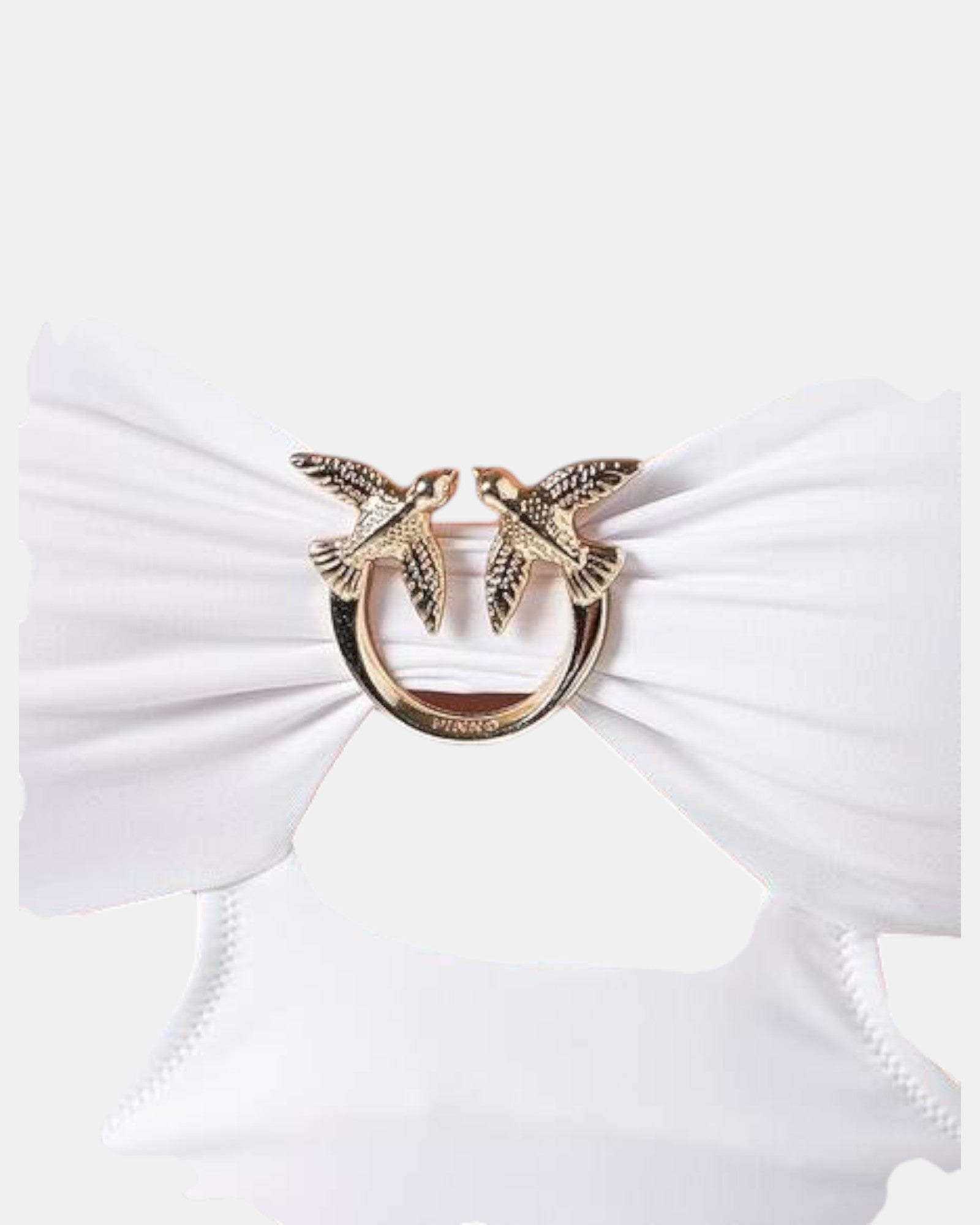 Pinko mini abito cut out art. attesa col. bianco