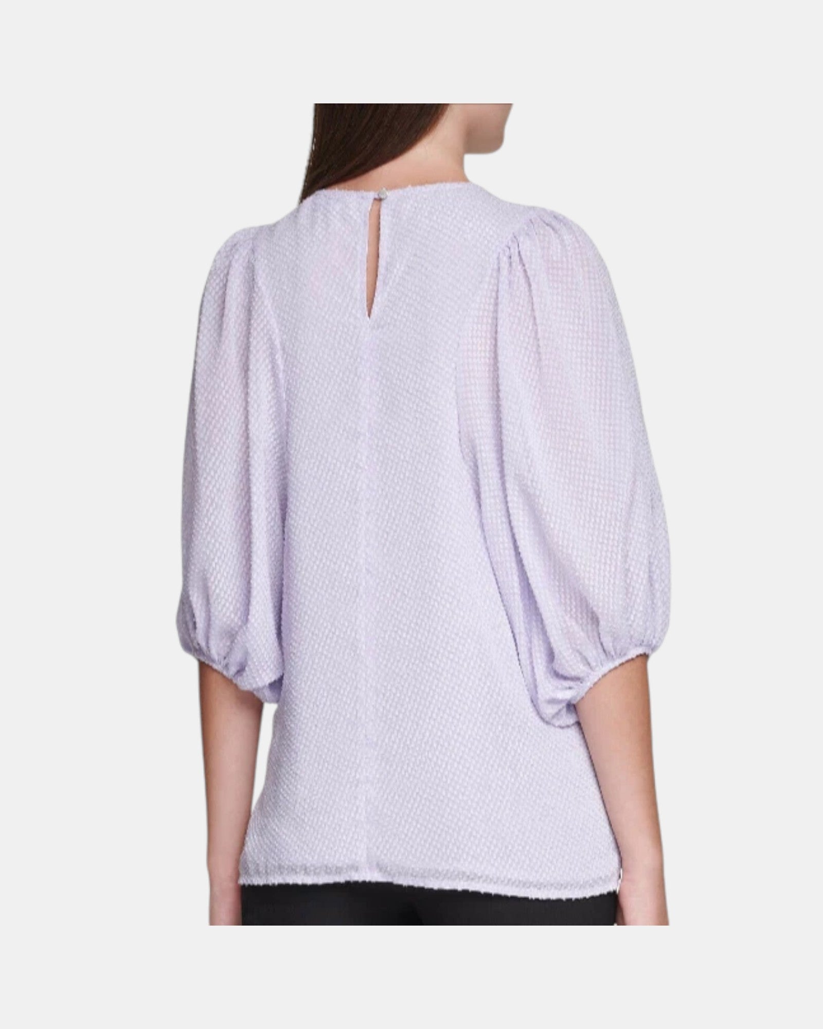 Calvin Klein blusa maniche a palloncino col. Lilla