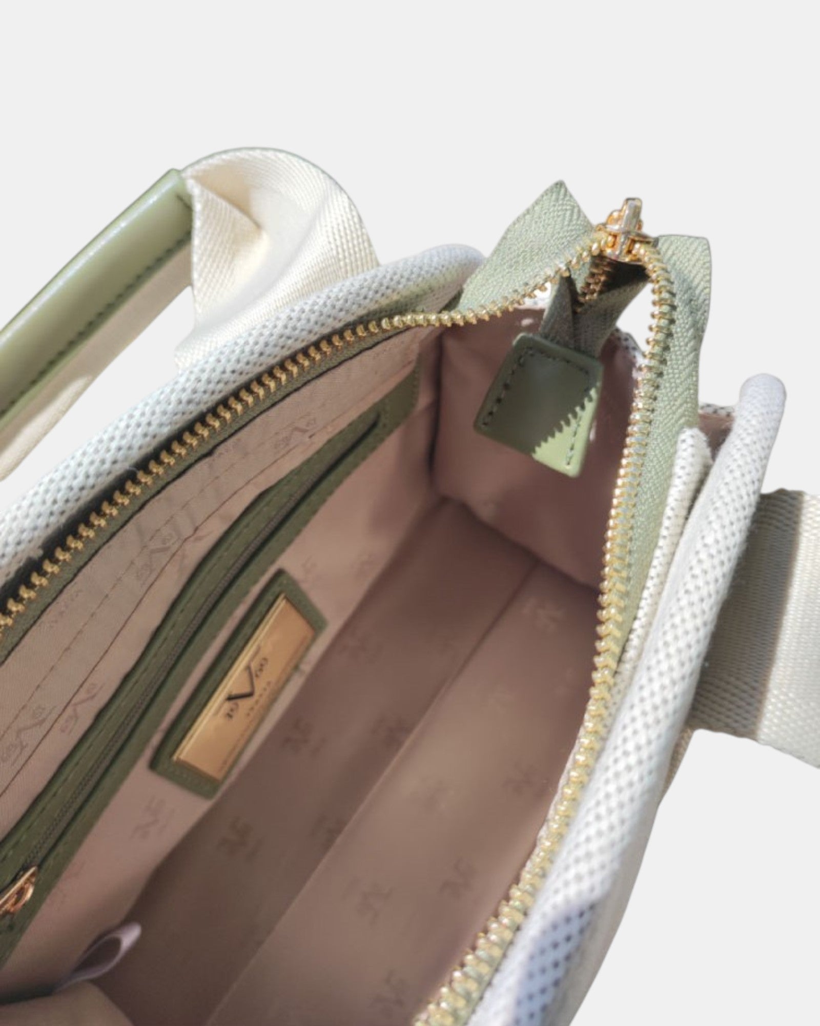 19V69 Italia by Versace borsa bauletto in tessuto canvas monogram